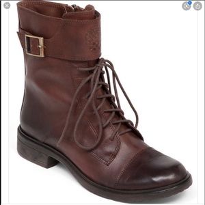 Vince Camuto Taryn Burly Brown combat Boot Size 8